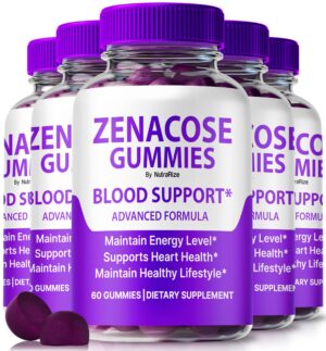 Paquete de gomitas Zenacose fórmula natural para soporte glucémico