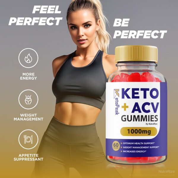 Suplemento masticable KetoPeak Keto ACV sabor delicioso