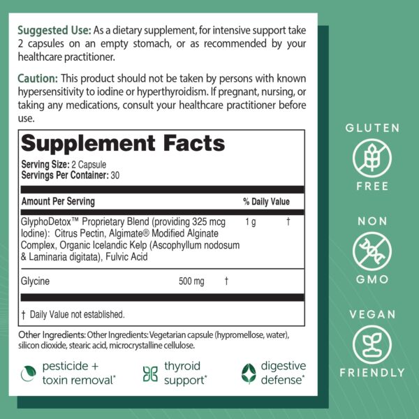 EcoNugenics Detox Rescue polvo y cápsulas para eliminar toxinas