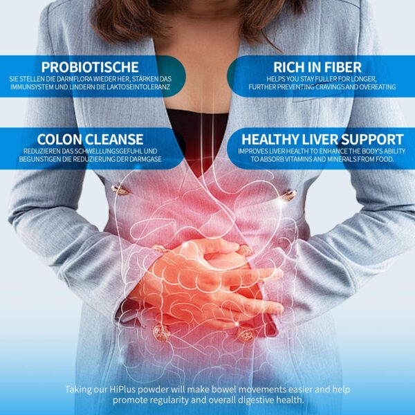 HiPlus Limpieza Intestinal - Sabores deliciosos y refrescantes