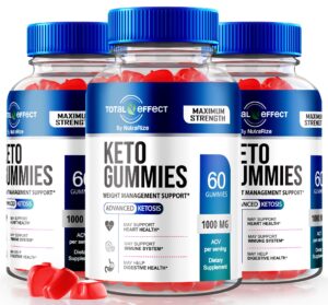 Paquete de gomitas Total Effect Keto con vinagre de sidra de manzana