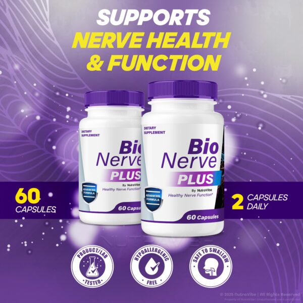 Frascos y cápsulas Bio Nerve Plus