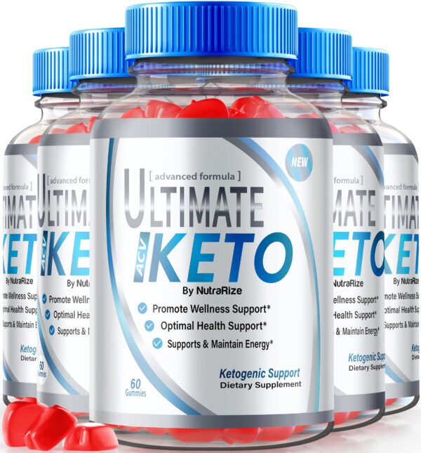 gomitas ultimate keto acv paquete 5 botellas 300 unidades