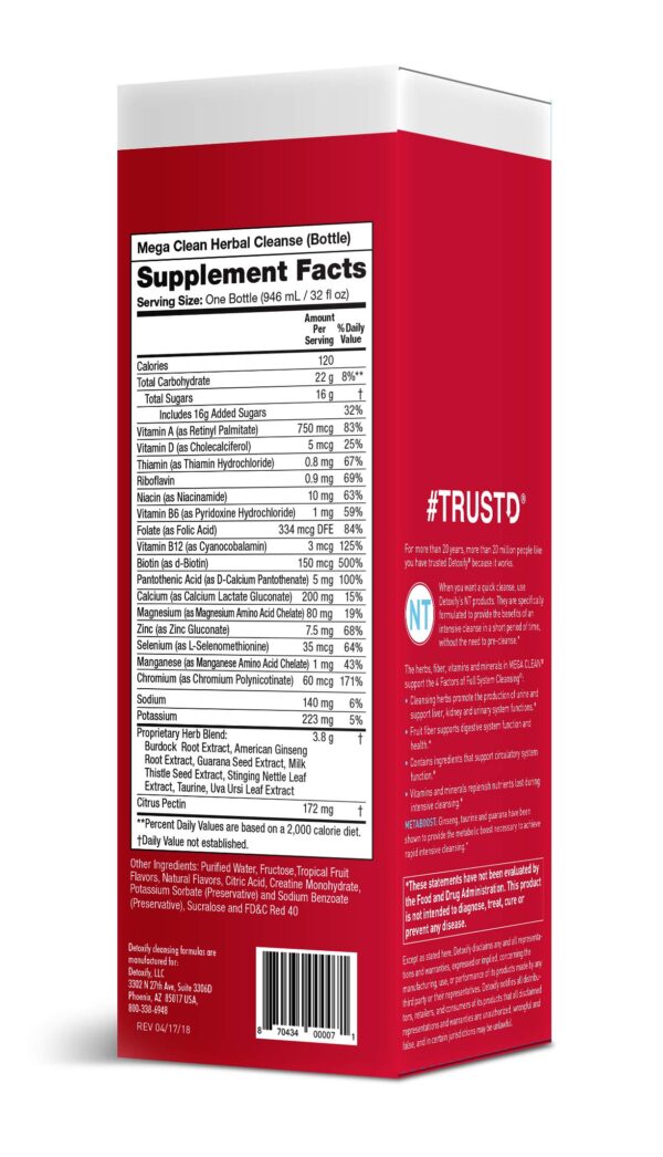 Detoxify producto limpieza corporal herbal con MetaBoost incluido