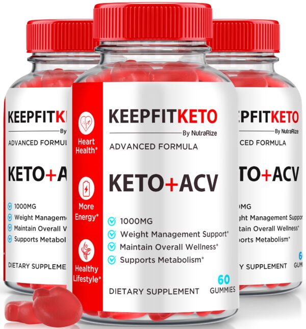 NutraRize Keep Fit gomitas keto acv 180 unidades