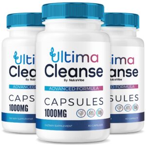 Frente de empaque Ultima Cleanse cápsulas