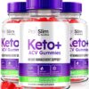 Gomitas ProSlim Keto ACV para pérdida de peso y grasa abdominal