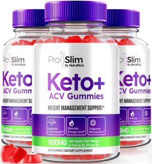 Gomitas ProSlim Keto ACV para pérdida de peso y grasa abdominal