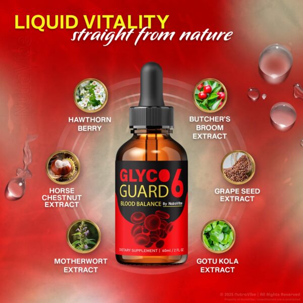 Glyco Guard 6 fórmula líquida NutraVibe salud