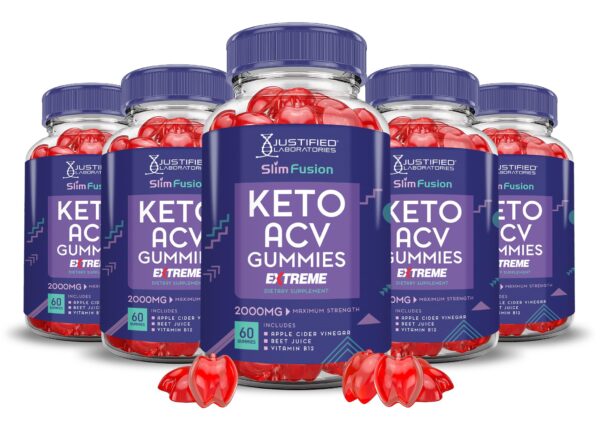 slim fusion keto acv gomitas extremas 2000mg pack 5
