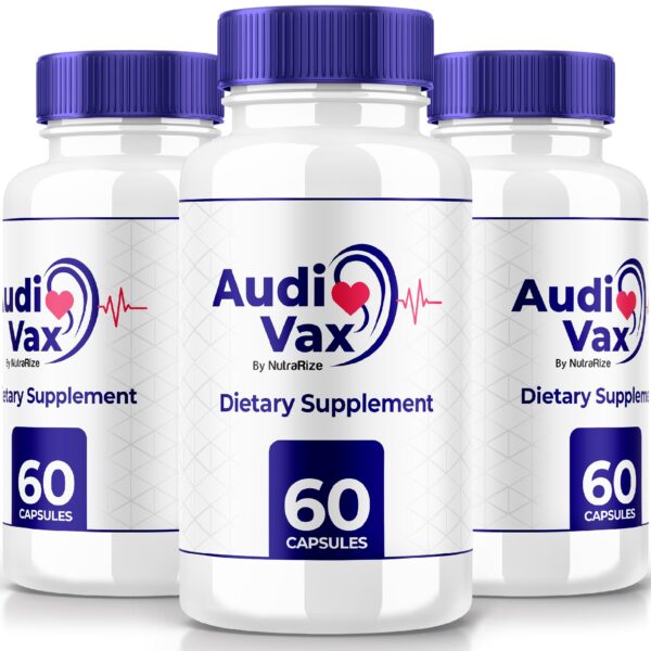 Audivax suplemento soporte auditivo 180 cápsulas paquete 3