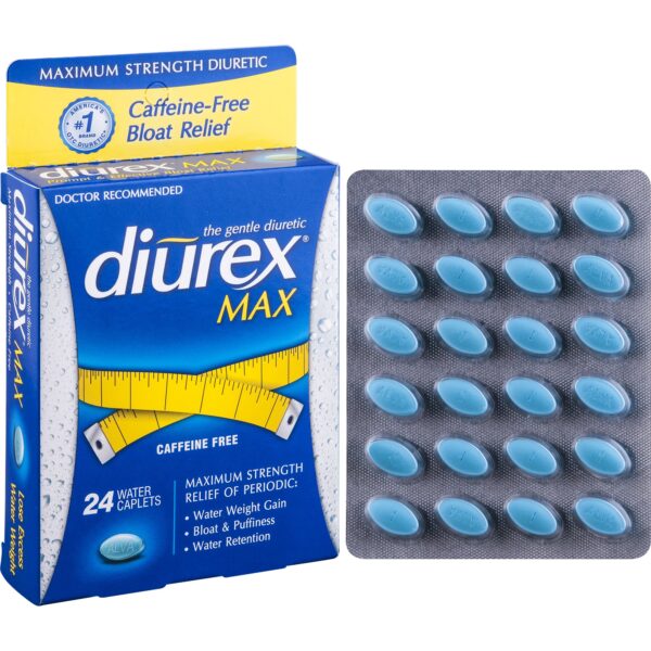 Paquete doble Diurex Max para alivio de hinchazón y peso por agua