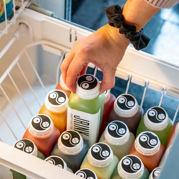 Caja envío jugo apio orgánico JRINK congelado