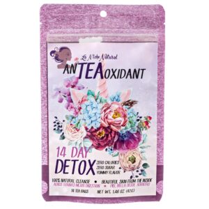 Té detox La Niche Natural en caja para limpieza de colon vegano keto
