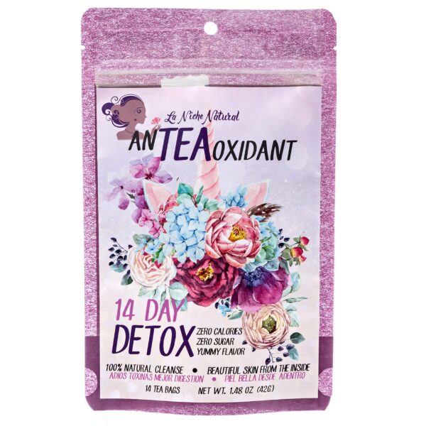 Té detox La Niche Natural en caja para limpieza de colon vegano keto