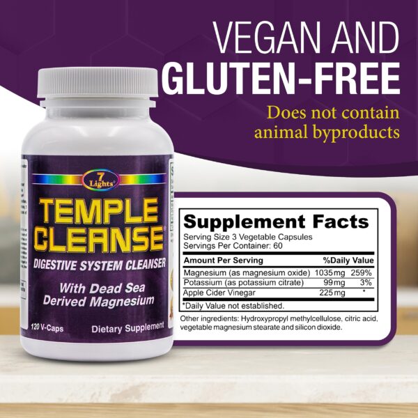 7 Lights Temple Cleanse suplemento sin gluten