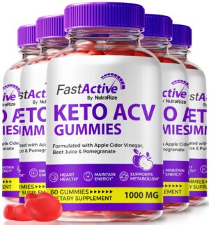 Paquete de gomitas FastActive Keto ACV para salud y metabolismo