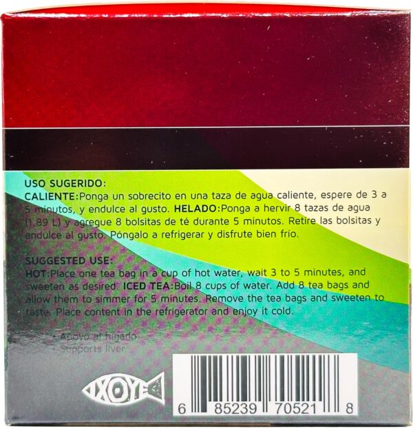 Ingredientes naturales del Té Higadetox Betel Natural