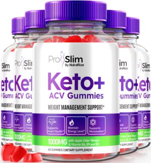 Gomitas ProSlim Keto ACV para pérdida de peso y grasa abdominal