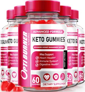 Gomitas Opti Burner Keto NutraRize para pérdida de peso