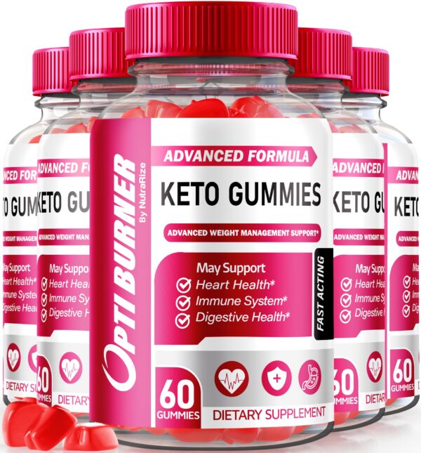 Gomitas Opti Burner Keto NutraRize para pérdida de peso