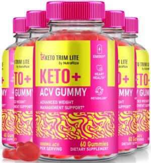 Version 1.0.0 Gomitas Keto Lite Trim ACV paquete 5x60 unidades frontal