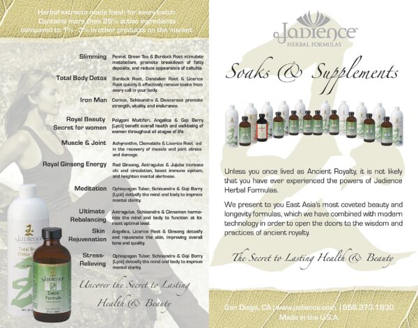 Baño detox para relajación y limpieza profunda JADIENCE