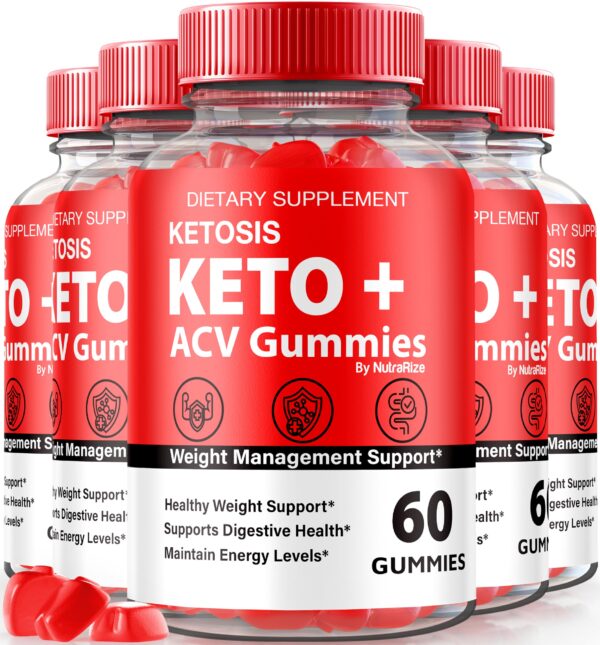 Gomitas Ketosis Keto ACV paquete 5 para pérdida de peso