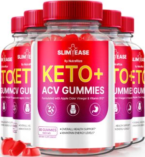 Paquete de gomitas Slim Ease Keto ACV para adelgazar