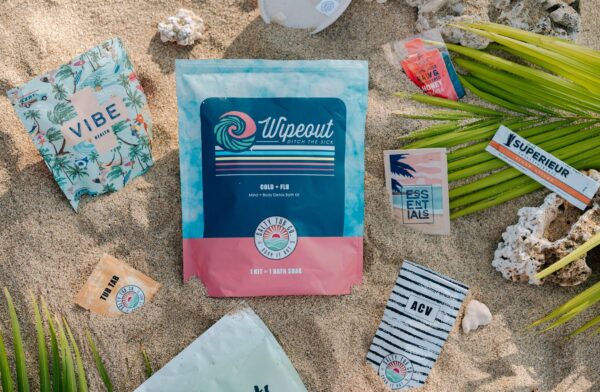 Frasco de baño detox Wipeout con eucalipto y menta 32 onzas