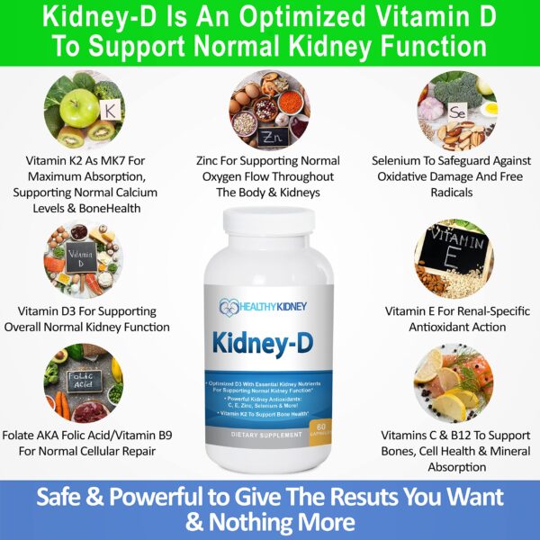 Version 1.0.0 Cápsulas Kidney-D vitamina D para salud renal