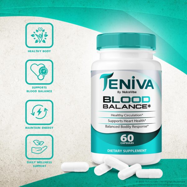 Supplemento Teniva Blood Balance para bienestar y equilibrio interno