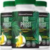 Caja de cápsulas BioProst para salud prostática NutraRize