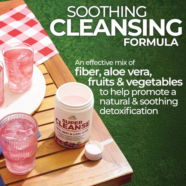 Polvo detox frutas y verduras COUNTRY FARMS Super Cleanse sabor baya