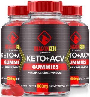 Paquete gomitas Dragon Keto ACV fórmula avanzada