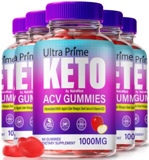 Paquete de gomitas Ultra Prime Keto ACV con vinagre de sidra de manzana