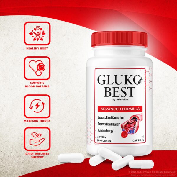 Capsulas GlukoBest en frasco