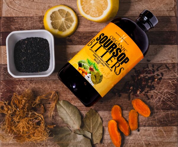 Botella suplemento natural Gennaio Naturals vista lateral