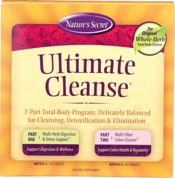 Botellas Ultimate Cleanse Nature's Secret, suplemento detox
