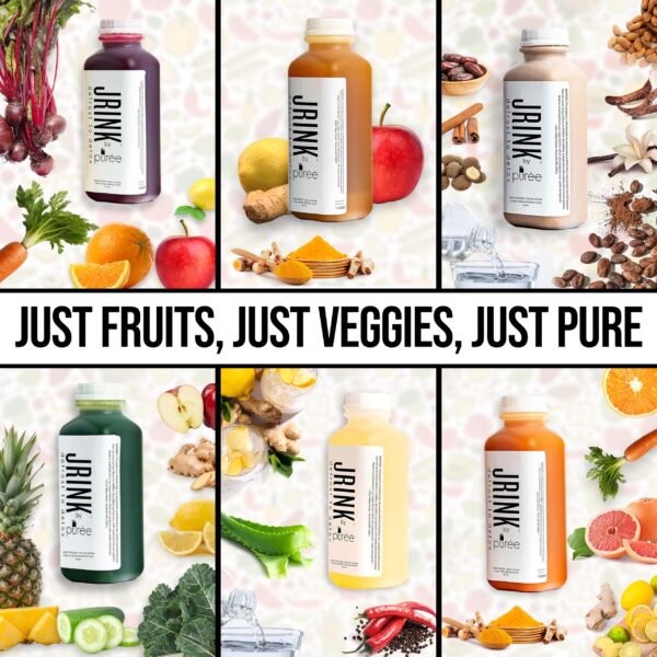 Version 1.0.0 JRINK Purée jugos detox orgánicos para limpieza corporal y mente