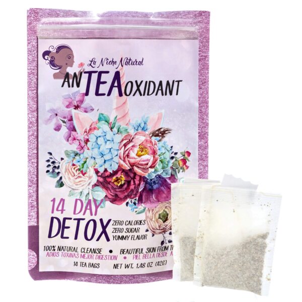 Paquete de té La Niche Natural para detox y limpieza para piel radiante