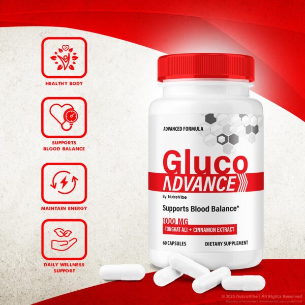 detalle de etiqueta Gluco Advance