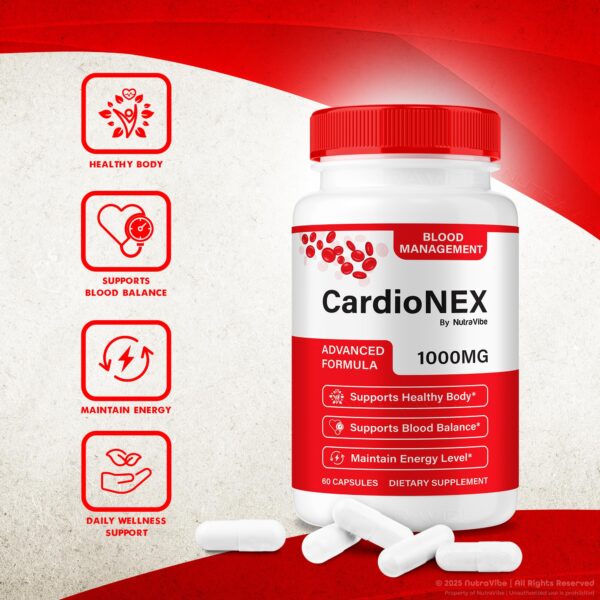 CardioNEX cápsulas naturales paquete 3 para salud cardíaca