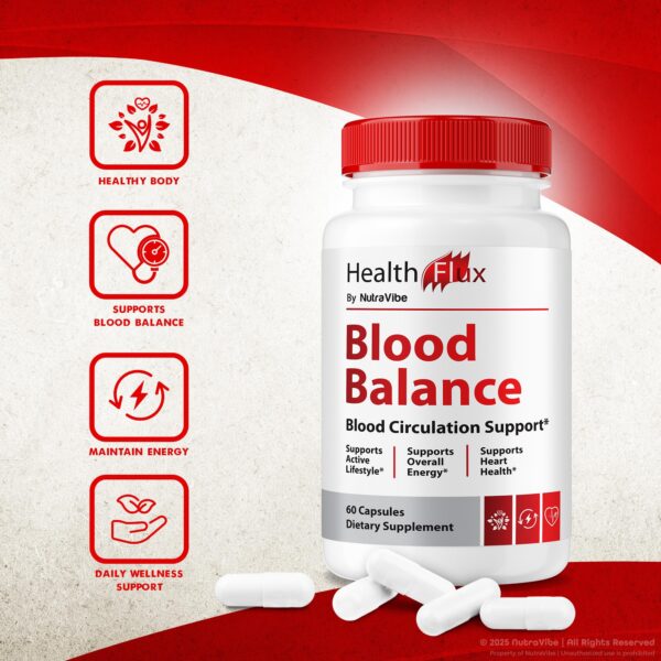 Version 1.0.0 Suplemento Health Flux apoyo flujo sanguíneo y energía