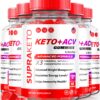 Paquete de 5 Supra Keto ACV gomitas para pérdida peso avanzada
