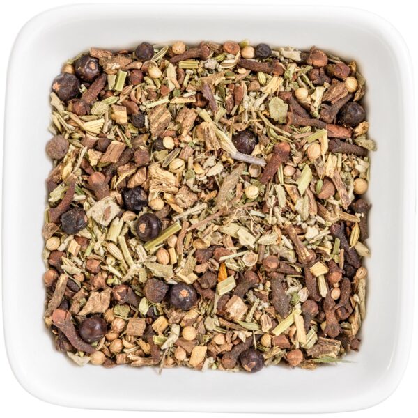 Etiqueta paquete té Blood Cleanser Tealyra