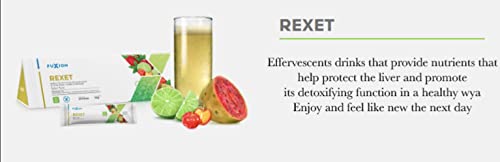 Version 1.0.0 FUXION REXET bebida detox en palitos efervescentes