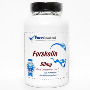 Forskolin 50mg suplemento natural 180 cápsulas purecontrol
