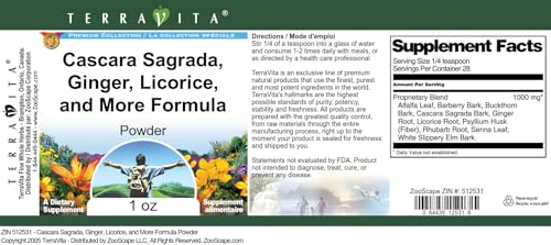 Paquete de 3 polvo limpieza colon TerraVita natural