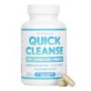 Frasco de cápsulas veganas SkinnyBoost Quick Cleanse